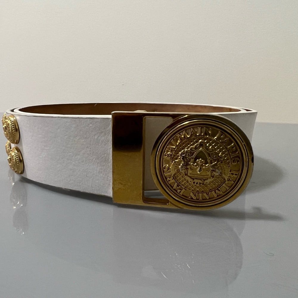 Authentic balmain men’s leather belt. Size/34